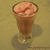 Coconut Milk Chocolate Ice Cream Shake