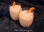 Coconut Milk Orange Milkshake