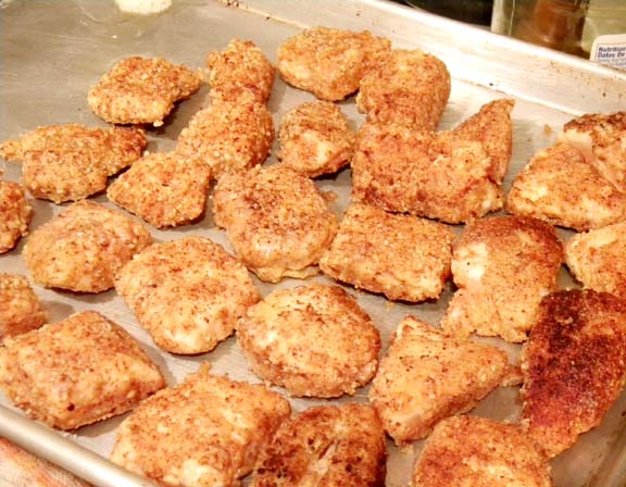 Almond Flour Coated Chicken Nuggets