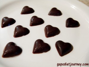 Make Your Own GAPS Legal Chocolate Hearts