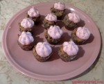 Cranberry Blossom Mini Cupcakes