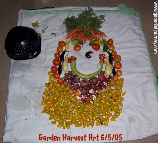 Garden Harvest Art from June 5, 2005