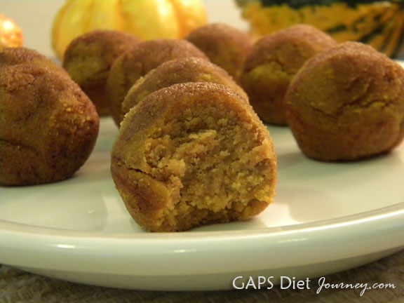 Pumpkin Poppers with Cinnamon Topping