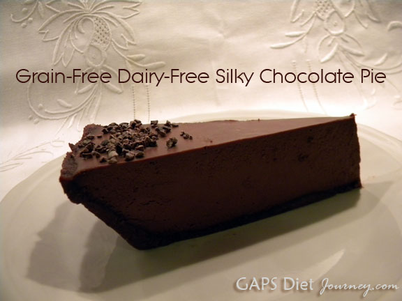 Grain-Free Dairy-Free Silky Chocolate Pie