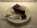 Grain-free Dairy-free Silky Chocolate Pie