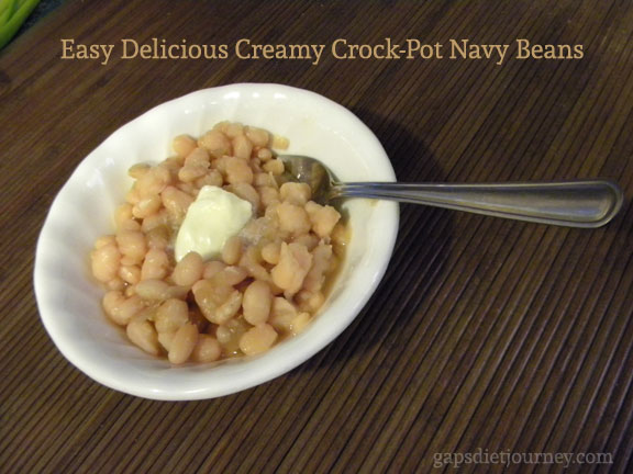 Crock Pot Navy Beans