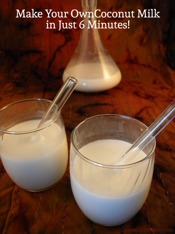 Make Your Own Coconut Milk in 6 Minutes!