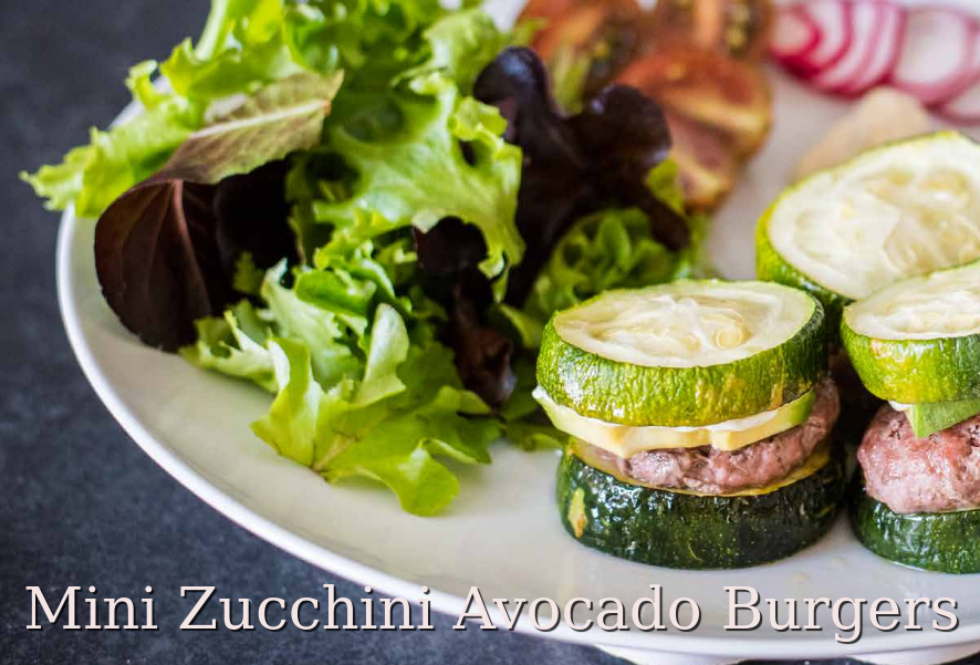 Mini Zucchini Avocado Burgers